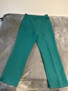 VTG 80's Sears Roebuck and Co Green size 16 Tall Pants Slacks